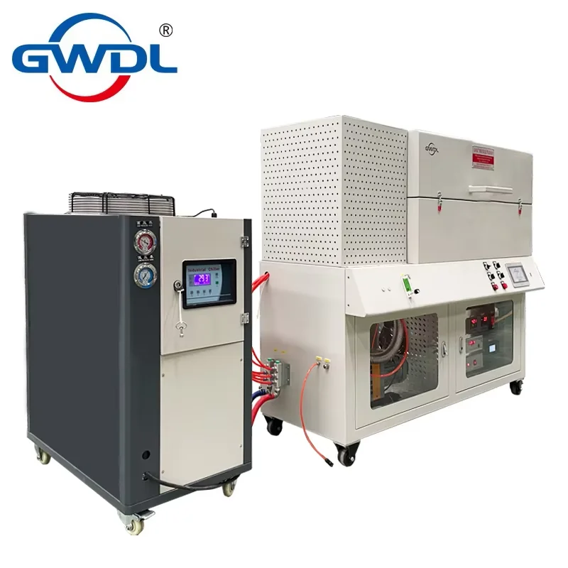 1200 degree High temperature and high vacuum atmosphere aging furnace small laboratory rotary kiln