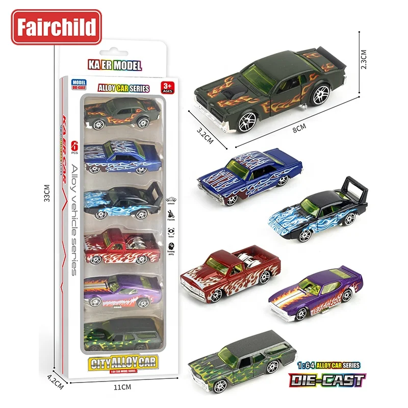 Fairchild Factory Directly Sale 1:64 Scale Sports Car Alloy Car Hotwheel Vintage Car 2024 Hot wheel New Die Cast