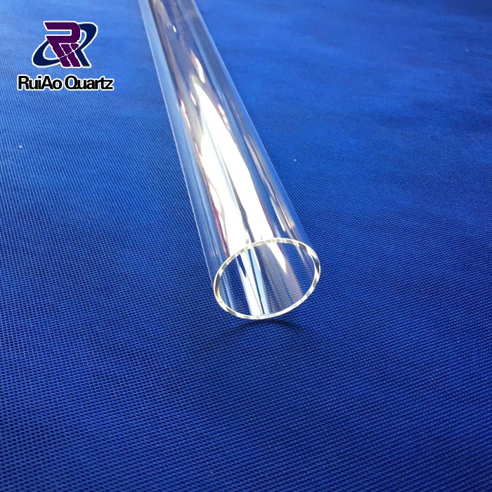 Hot sale customized clear quartz glass pipe