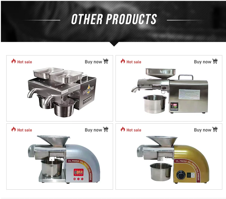 Jerrate home cold press oil machine hemp oil expeller pressing machine