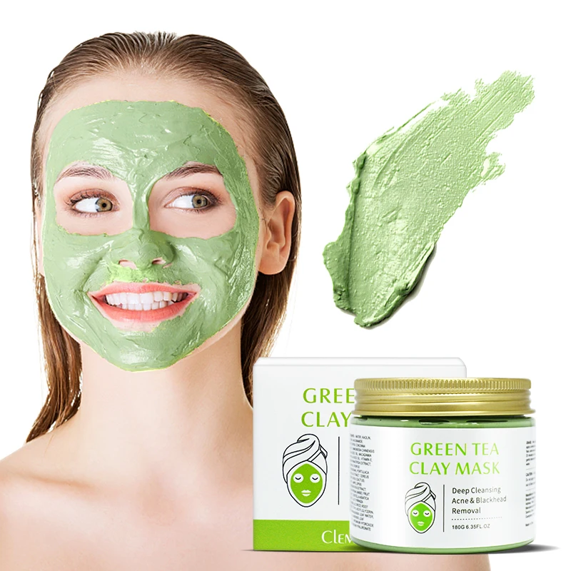 Beauty deep cleanse purifying acne super matcha face maskss green tea cleansing clay mask