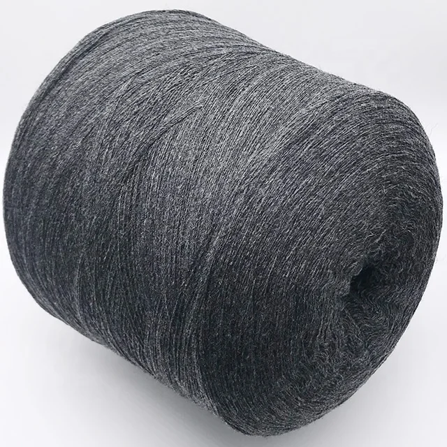 
high quality 16nm/2 100%lambswool solid colour raw white pure wool textile blended yarn 
