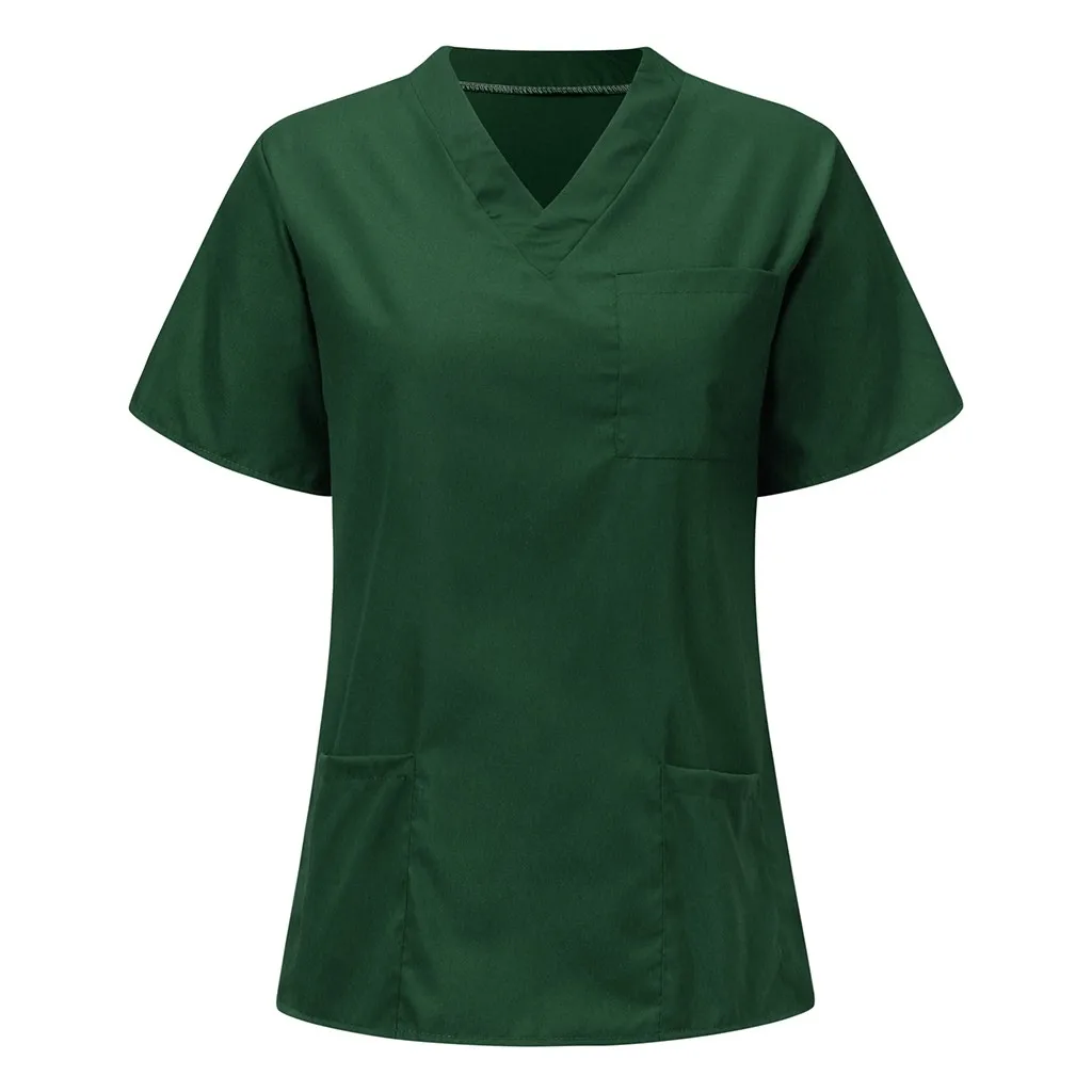 
cheap price custom designer madical nurse scrub top uniform for women 