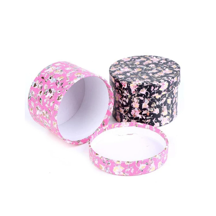 Подарочная Оберточная бумажная Цветочная коробка с крышками для цветочной упаковки подарков Цилиндрическая Коробка для свадебного украшения туба для хранения