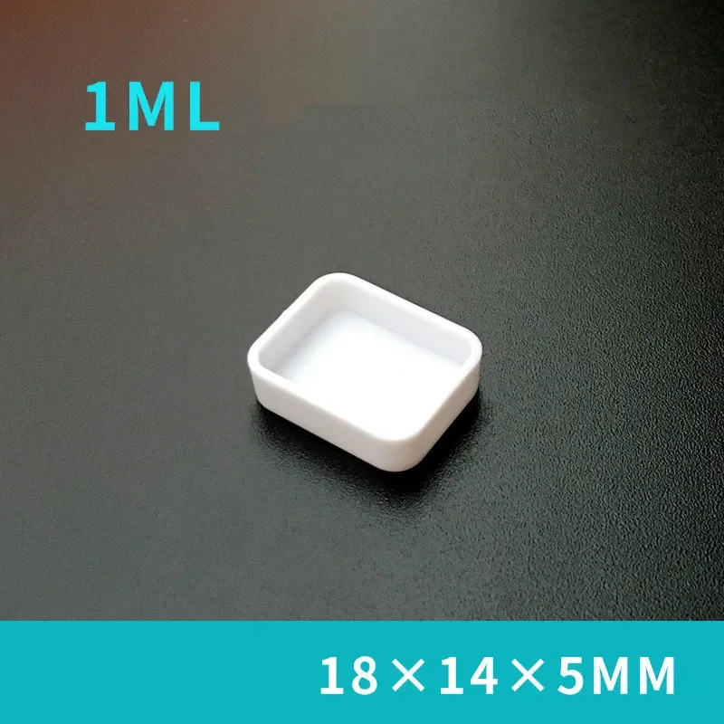 0.3/0.5/1/1.8/2/3.6 ML White/Transparent Empty Artists Watercolor Oil Paints Half Pans Paint Grid