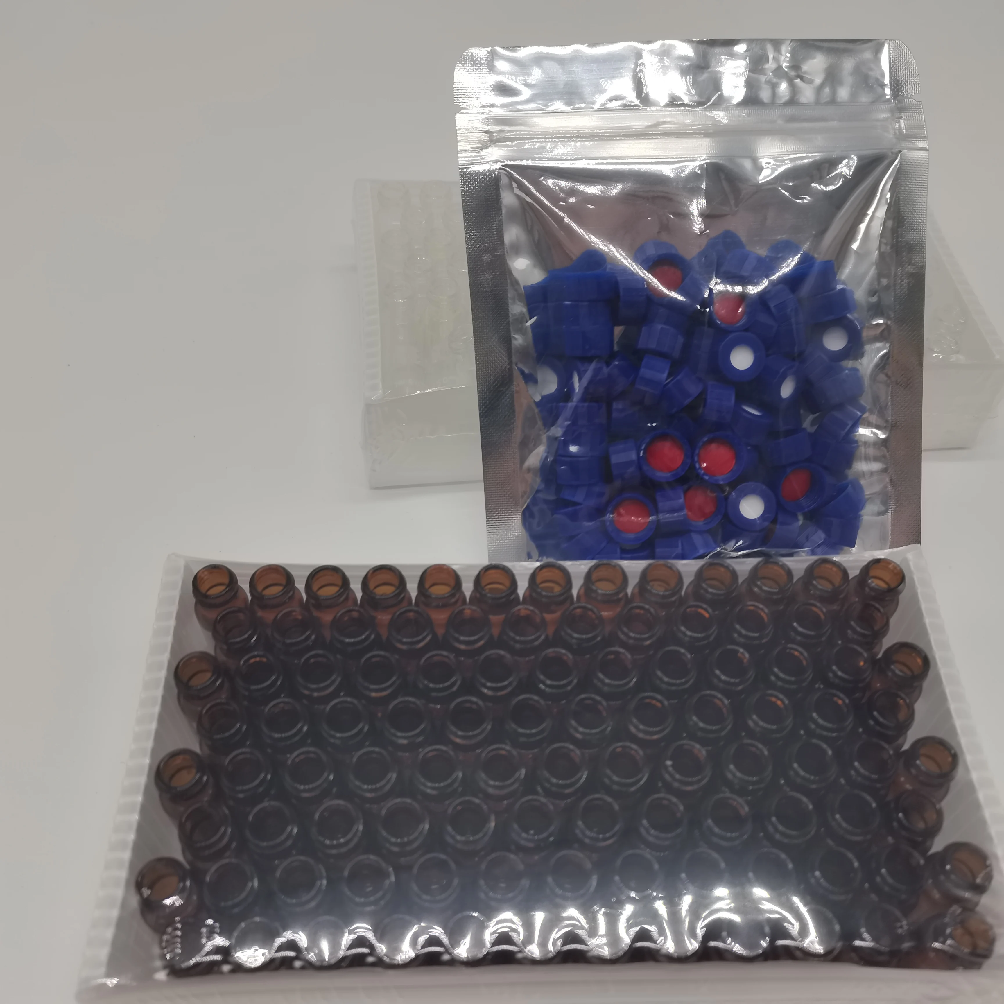 2ml Amber hplc chromatography Autosampler glass vials for laboratory sampling