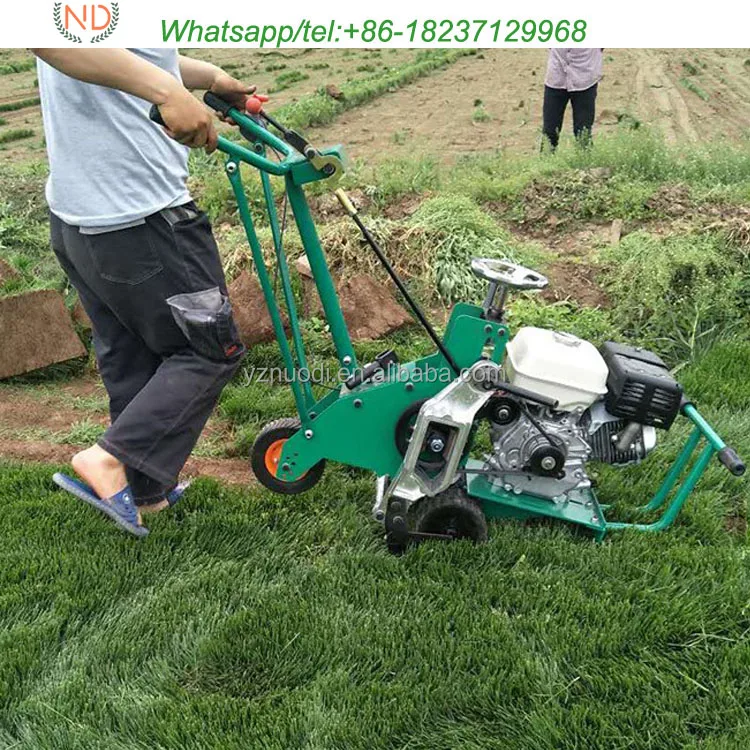 football field lawn mower/grass sod cutter turf cutter lifter lawn cutter machine