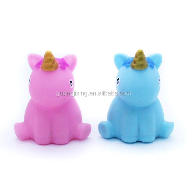 
New Design Floating bathtub Toys Light Up Animal Baby Shower Unicorn Bath Toy 