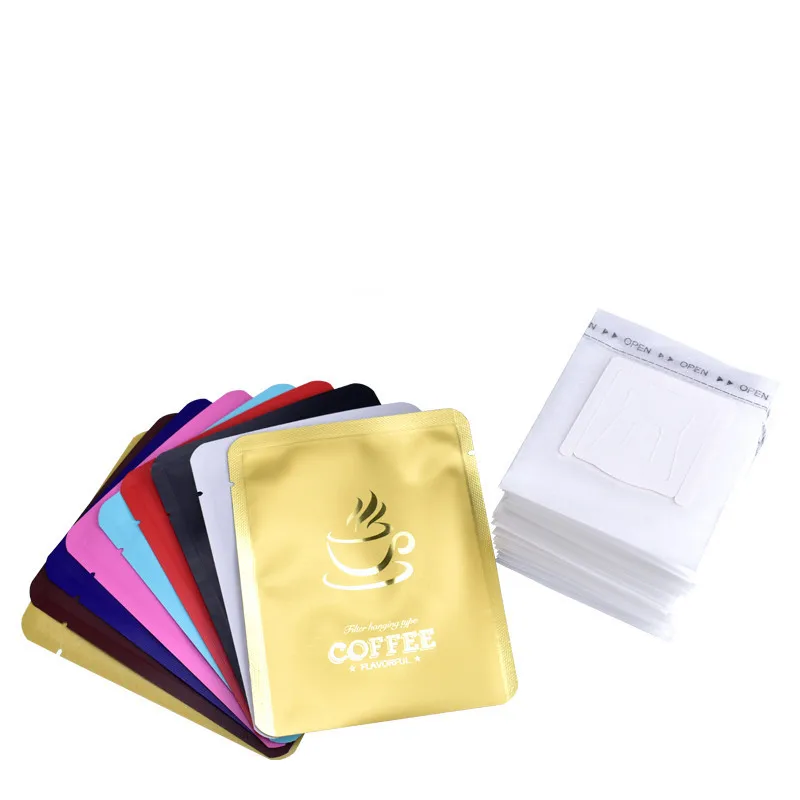 Custom Bags Foil Lined Coffee Sachets 2oz Coffee Packs Coffee Single Sachet