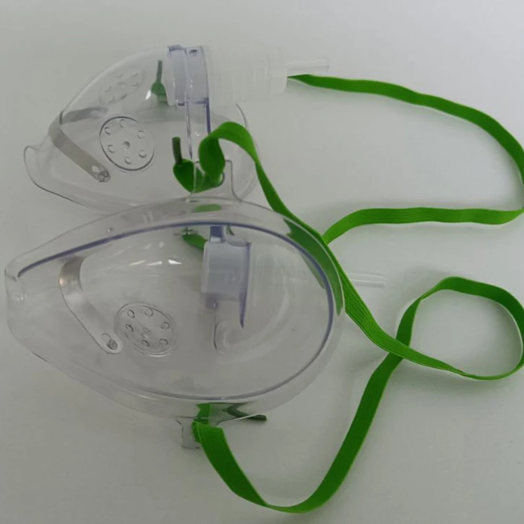 Emergency Inhalation Rebreather Oxygen Disposable Venturi Material Nebulizer Mask For Oxygen