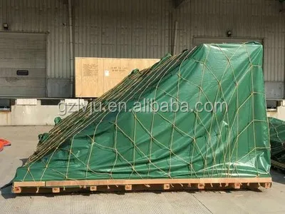  Обычай тяжелых 450gsm 610gsm армированного ПВХ покрытием полиэстер ткань 7 