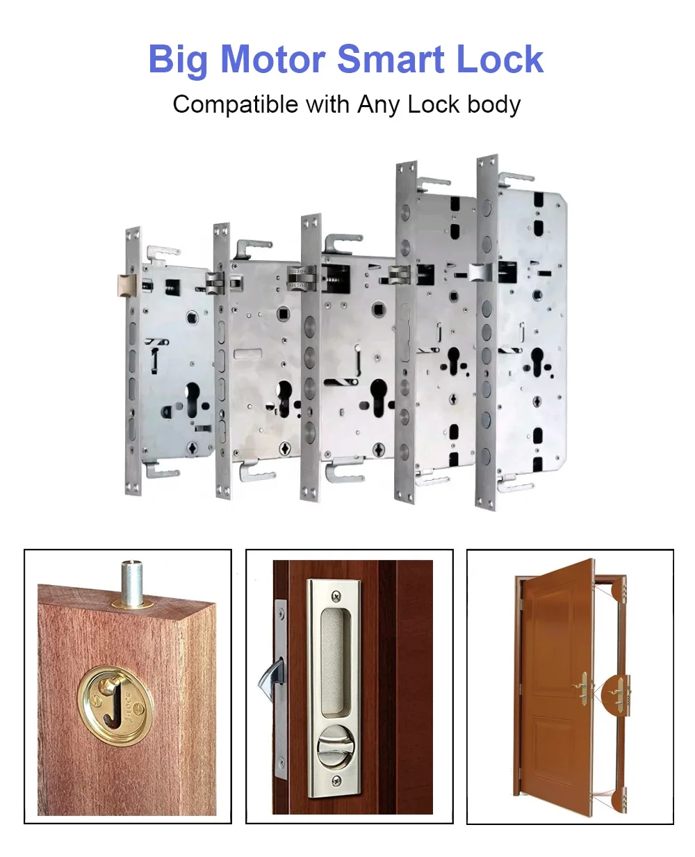 Tuya App Siri Key Manual UNLOCK Auto Smart Digital Lock EU Retrofit Lock Cylinder