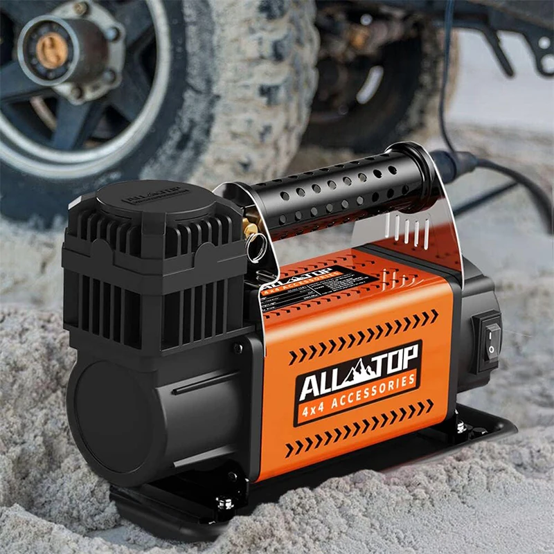 4X4 Accessories 12V Air Compressor Car Portable Tyre Deflator Inflator Car Jump Starter With Air Compressor