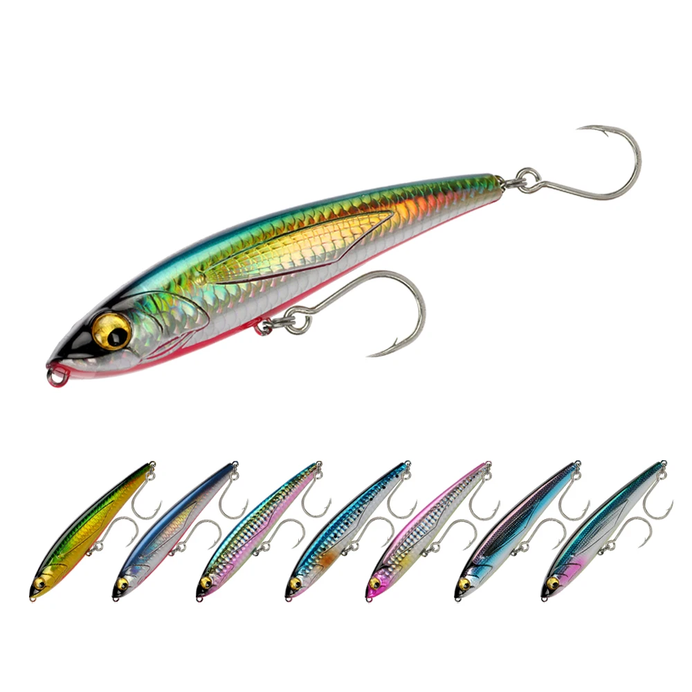 HONOREAL 5X Single Hook 115mm 51g variable pencil lure tuna saltwater trolling lures