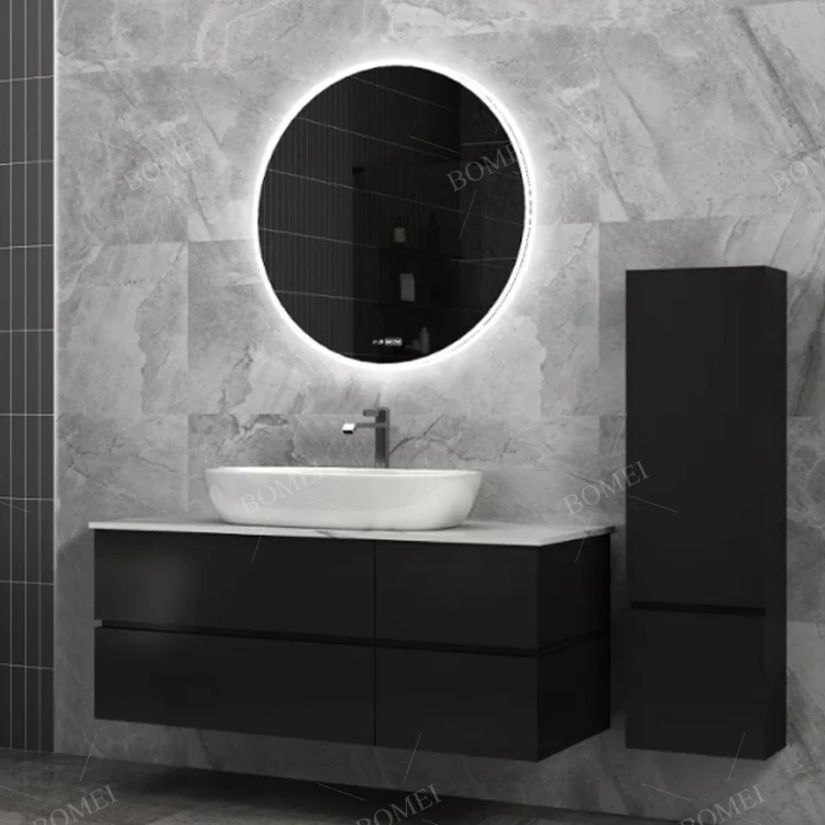 Hot sale Australian style single sink design modern bath room vanity unit