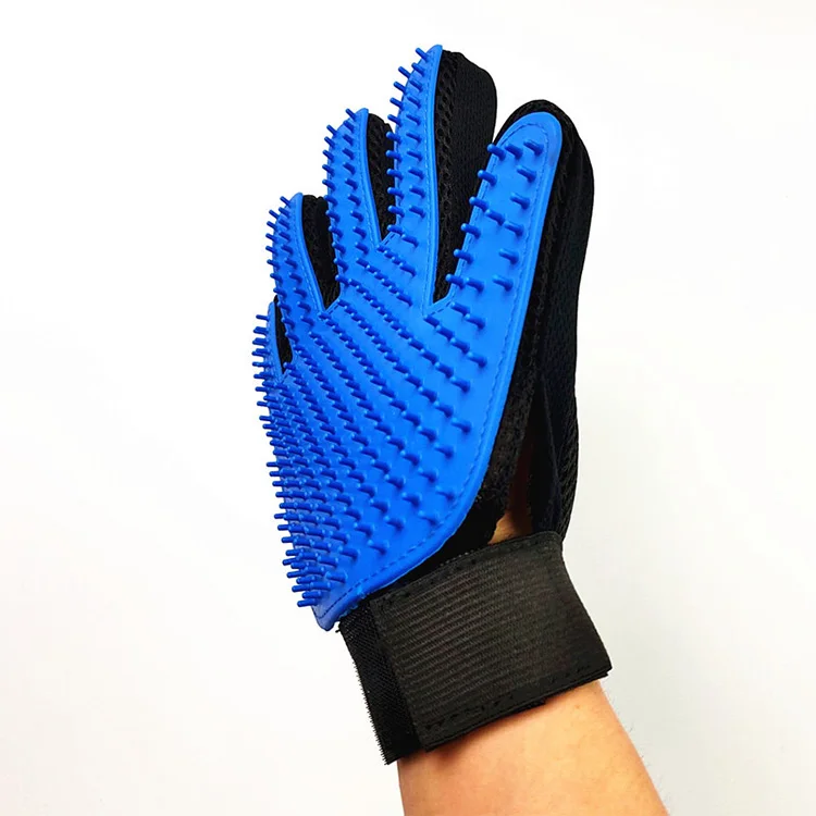 Simple innovative products high quality Eco-friendly TPR microfiber pet grooming glove