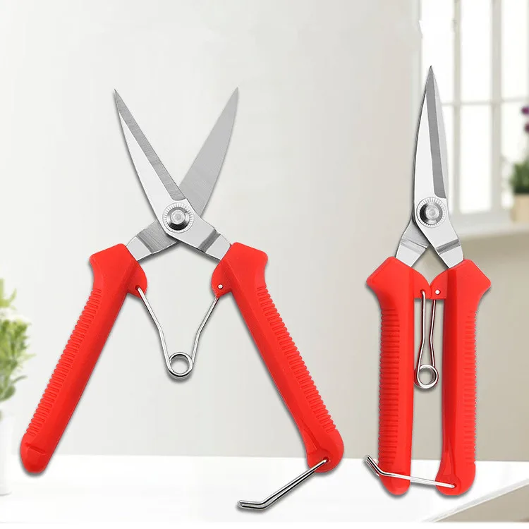Mini Gardening Grape Tree Pruner Pruning Stainless Steel Blade Garden Flower Shears Scissors