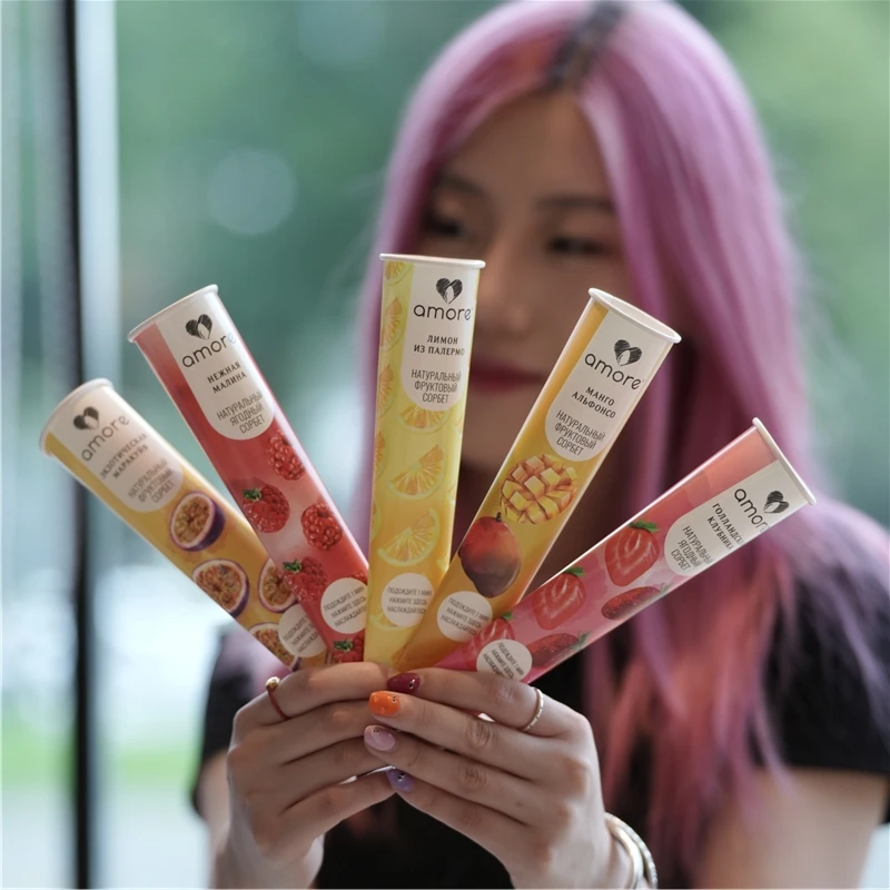 frozen ice cream tubes ice cream packaging ice cream lolly tube