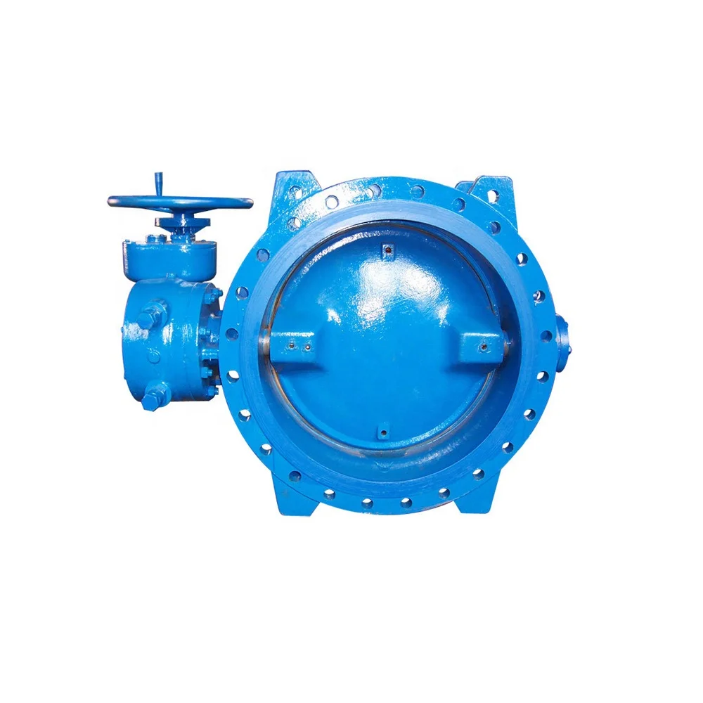 Большой Размер DN300--DN2000 PN16/25 двойной эксцентриковый клапан-бабочка фланец Электрический чугунный корпус DI/стальной диск для жидкости