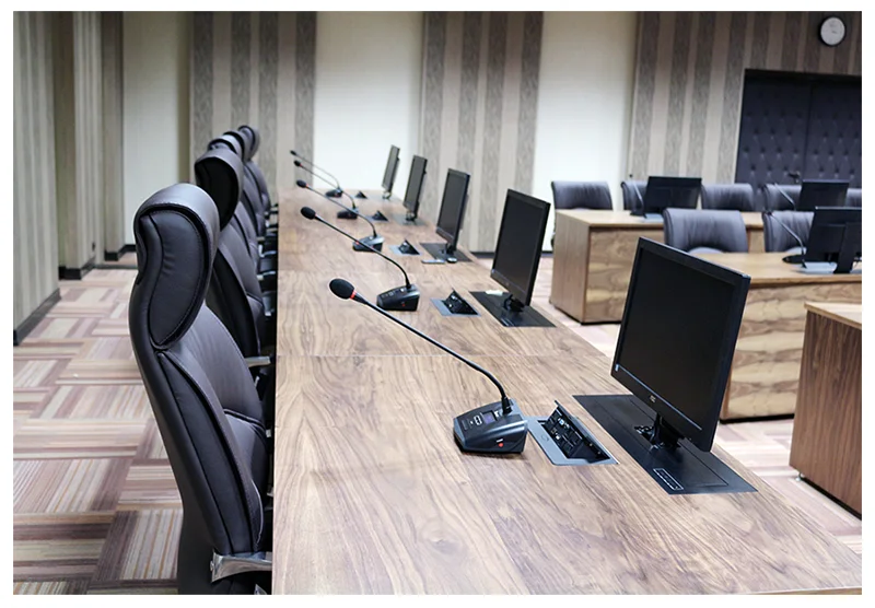 YARMEE Conference Equipment UHF Wireless Professional Microphone for Conference with Video Tracking Function--YARMEE