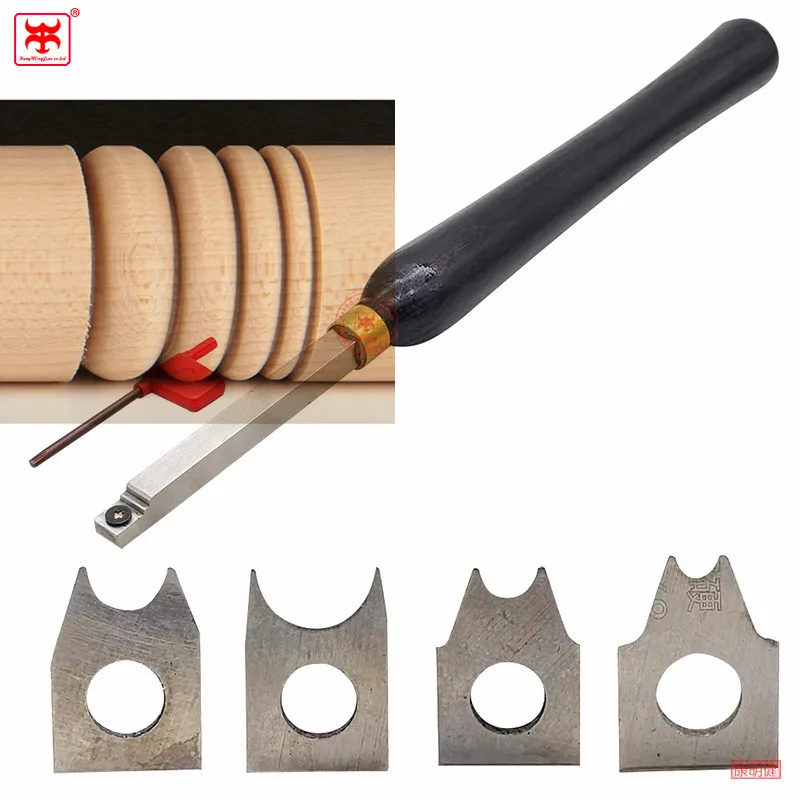NEW 4PCS Exchange HSS Cutter Hollow Woodturning Tool Gouge for Spindles of Projects