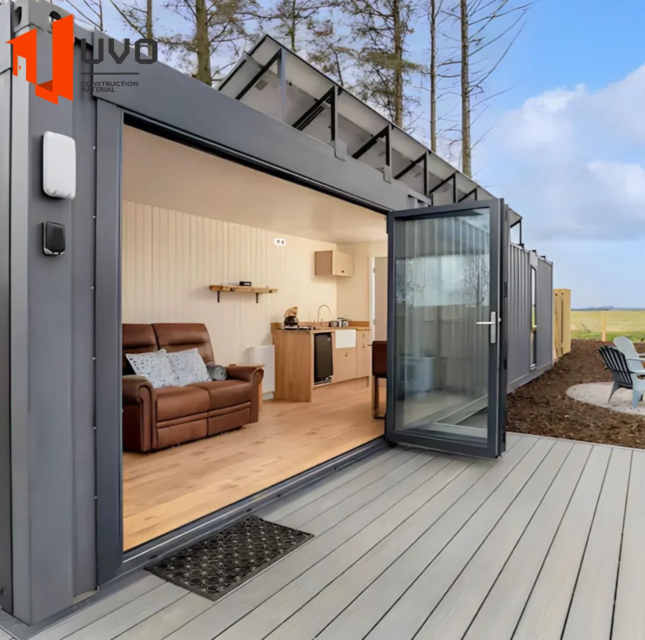 UVO wholesale price container detachable modular flat pack container house