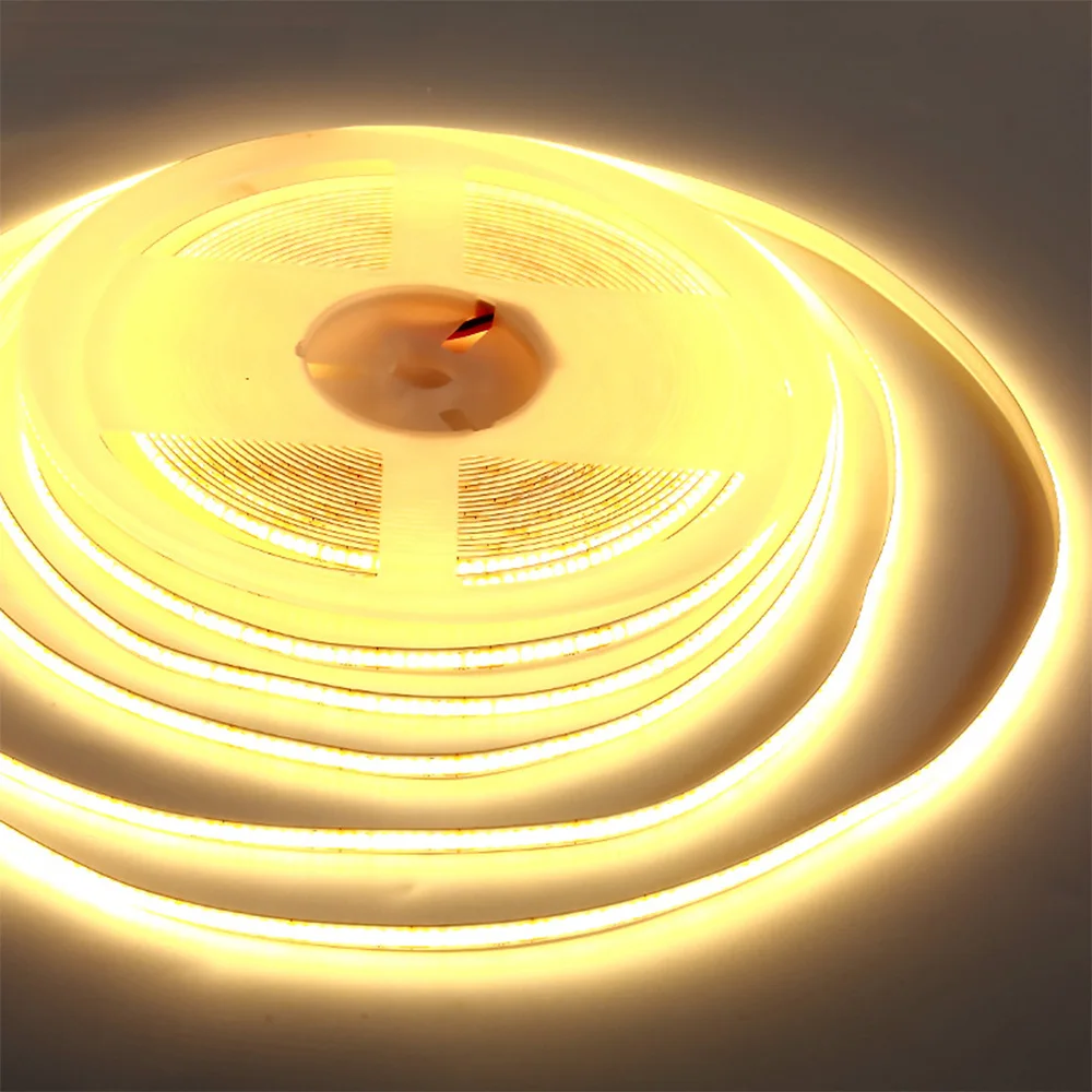 OEM ODM 220V 12V Decoration Led Smd 5050 2835 COB WW Rgb Remote Control Waterproof Led Strip Lights IP65 led band ruban light