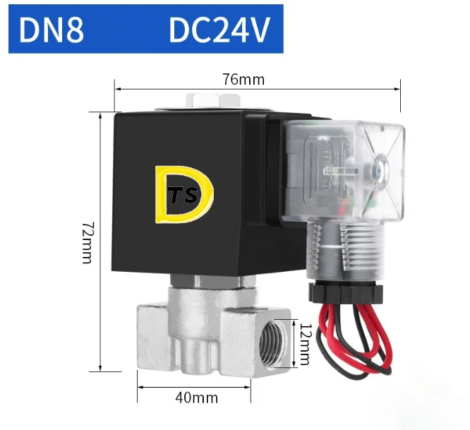 Stainless steel solenoid valve 220V solenoid valve control pipeline  switch normally closed water and oil valve control