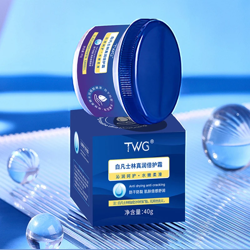 TWG Anti cracking Vaseline True Moisturizing Double Protection Cream Orange Peach Hand and Foot Stick Foot Protective oil