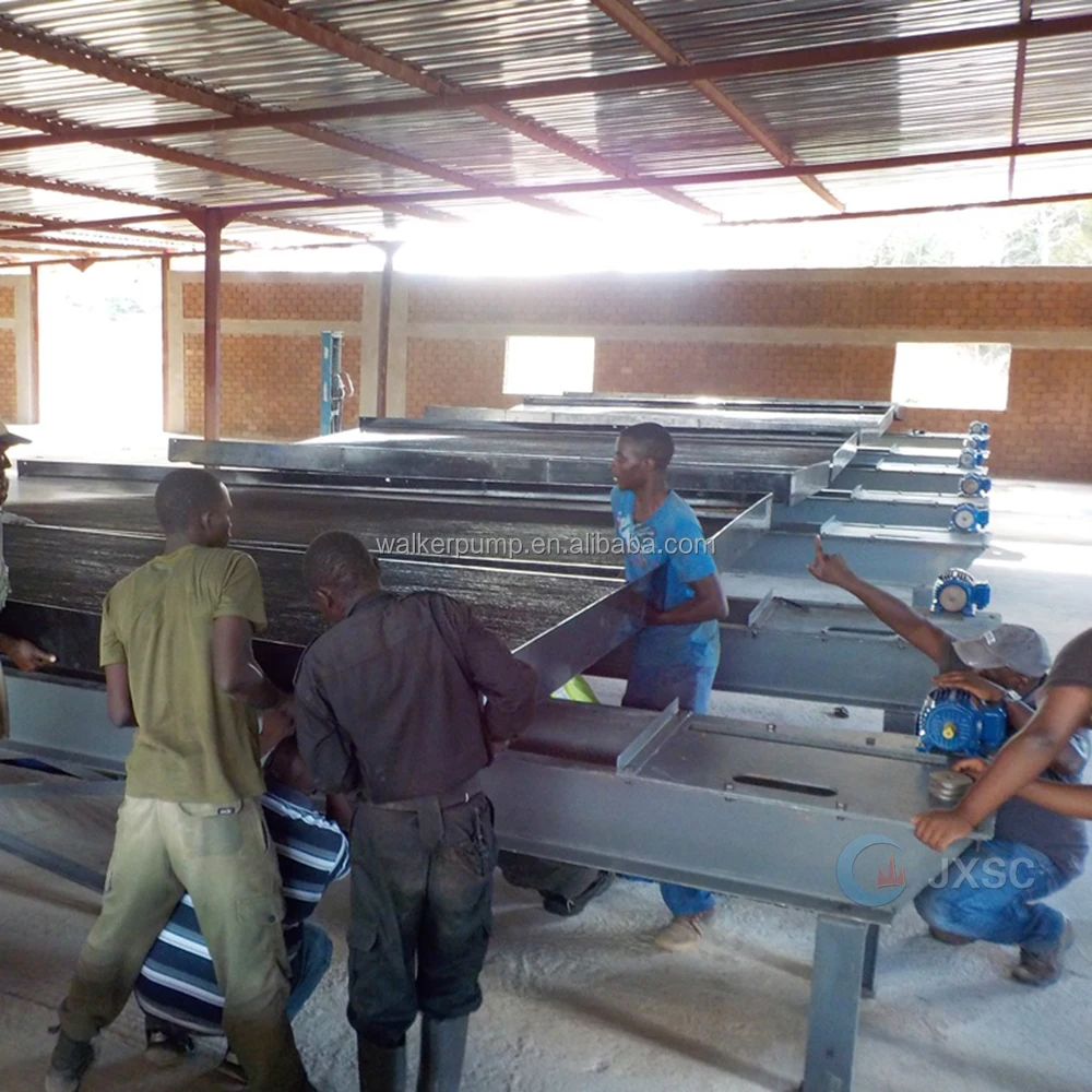 Shaking Table for Heavy Minerals Separator for processing Tin Tungsten Beach Sand