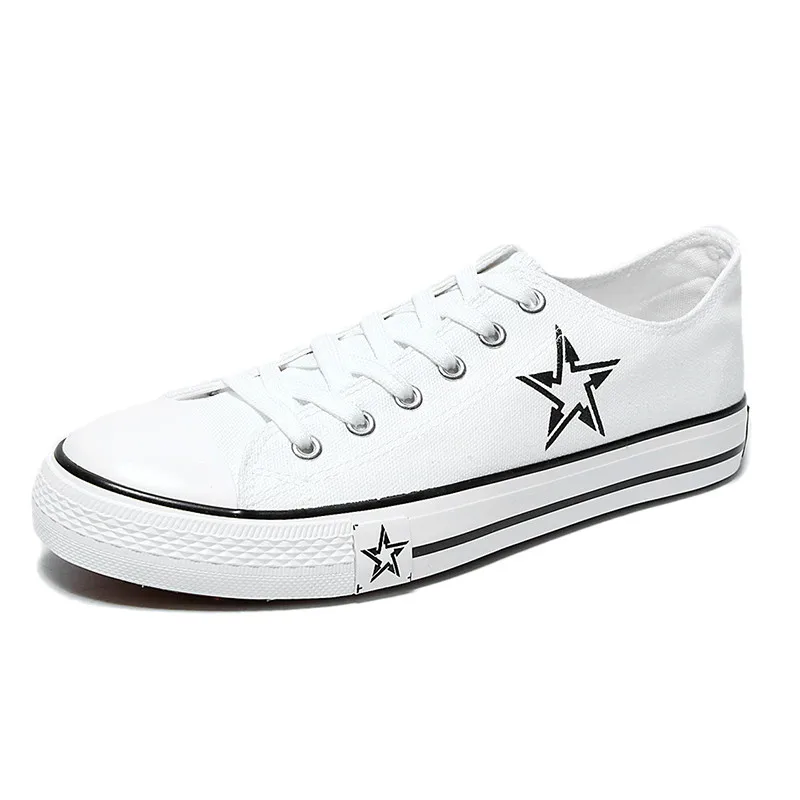 
Hot sale classic design lace up skate jeans mens shoes canvas 