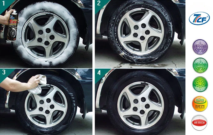 7CF China Automotive Paints Tire Shine Spray
