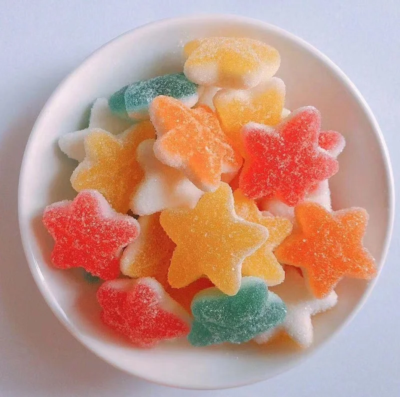 Halal Star Starfish shape gummy jelly fruity sweet candy