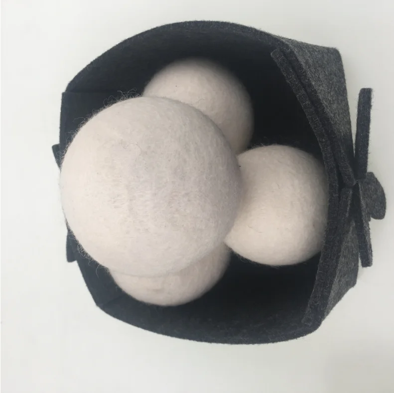 Trending Products 2024 New Arrivals Premium Organic Tumble Wool Laundry Drying Ball/wholesale Natural 7cm Wool Balls Dryer