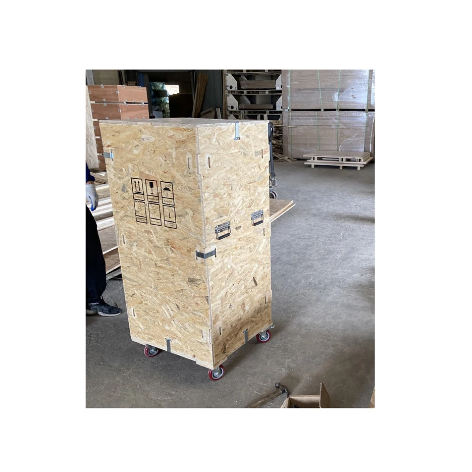 Un Approved Dangerous Goods Box Made Of Plywood Crate For Sea Shipping Or Air Freight