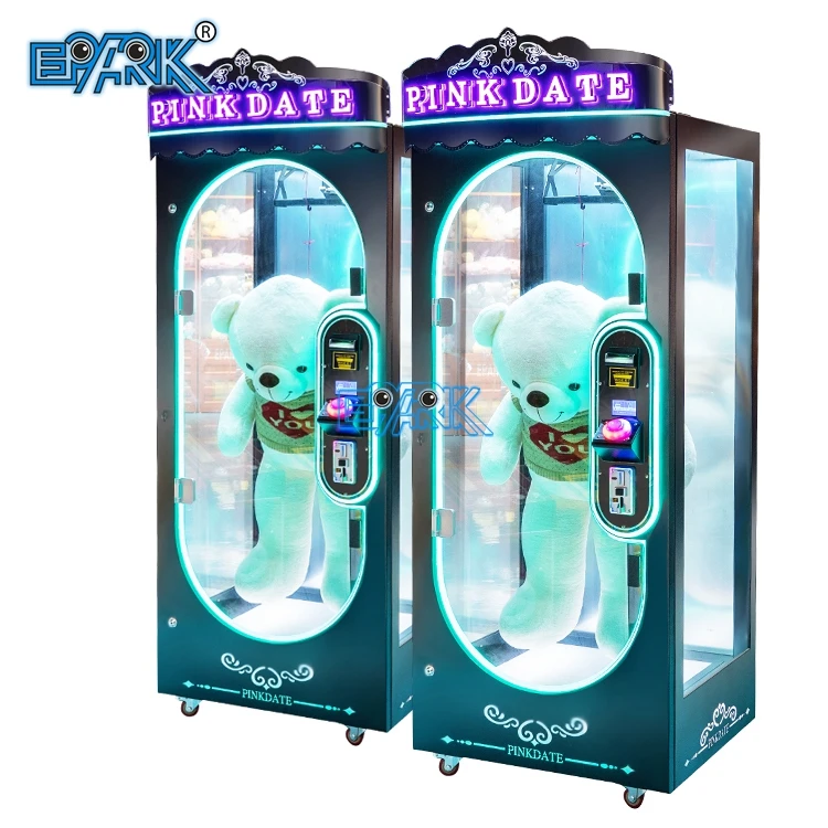 Coin Operated Game Machine Pink Date Cut Gift Game Arcade Machine Claw Machines