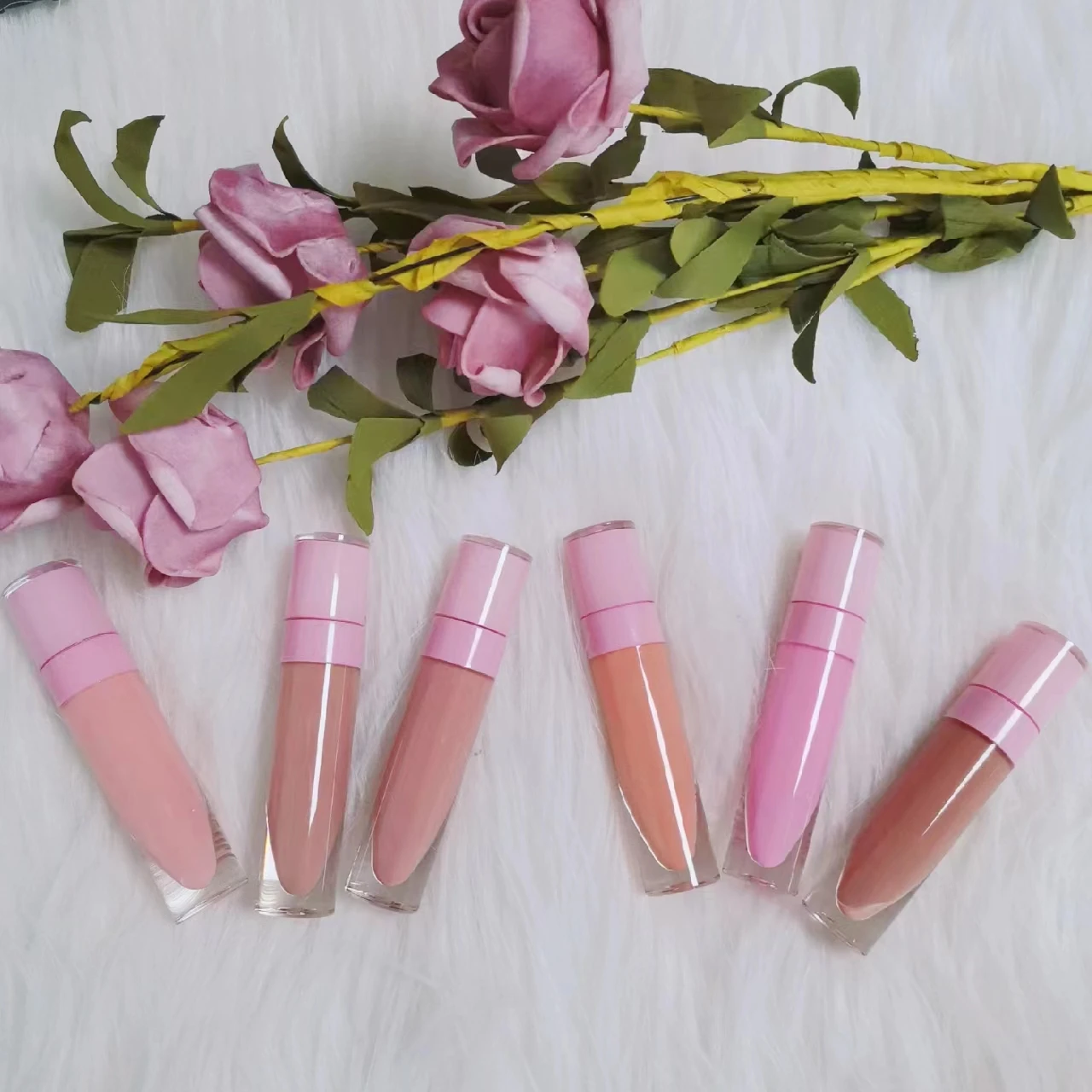 Lip Gloss Private Label Wholesale Natural Glossy Supplier Manufacturer Vegan Label Logo Makeup Cosmetics