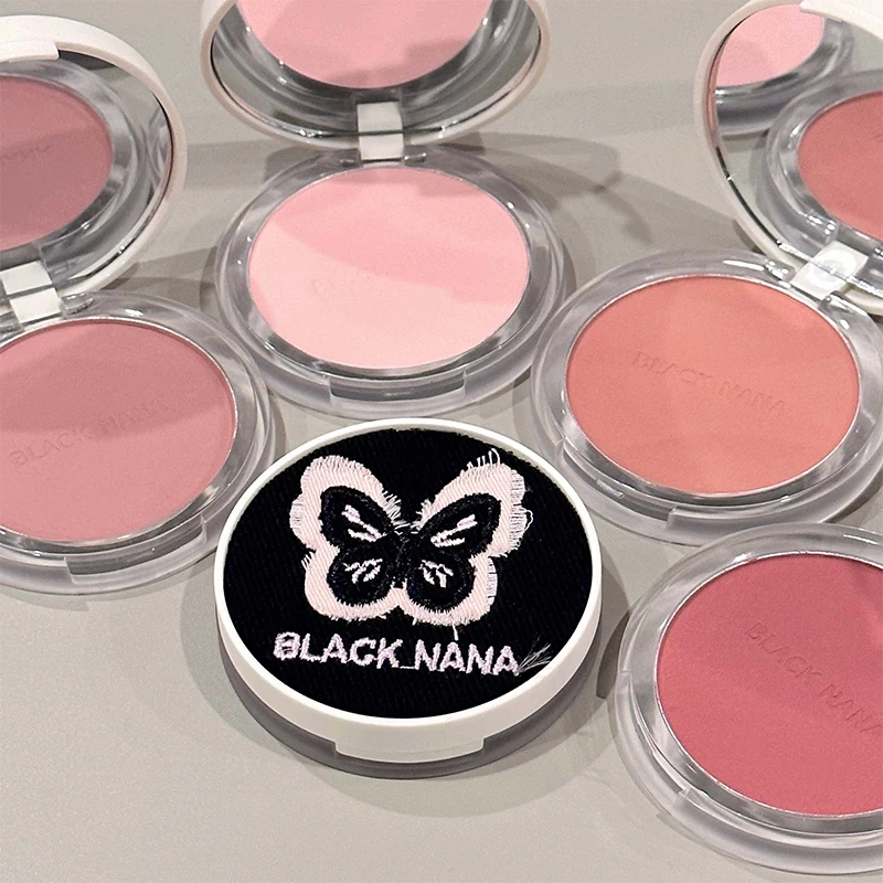 BLACK NANA Guimeng Butterfly Monochrome Makeup Powder Misty Velvet Cute And Versatile Niche Powder Blush