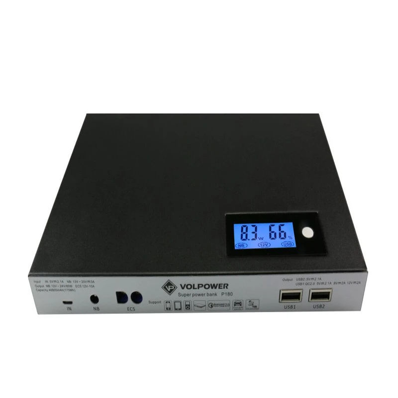 2019 Best 50000mAh Lithium Battery Power Banks Power Station Portable Battery Charger for Smart Phone Laptop