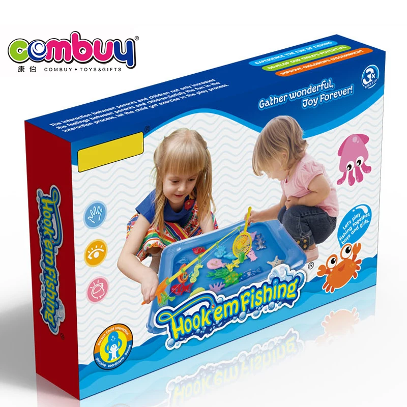 Магнитная игровая удочка, надувной бассейн, детские игрушки, рыбалка