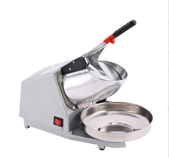 New Snowflake Ice Breaker Double Knife Ice Shaved Machine Small Commercial Ice Grinder