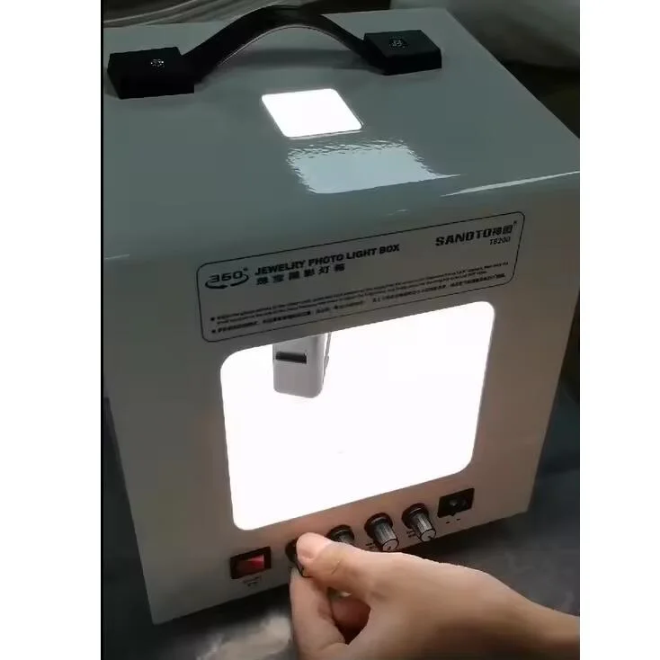 TB200 TB 300 SANOTO Photo Studio Photography Light Box Soft Box Built Rotating Turntable Jewelry Photography Video 3D Scanning