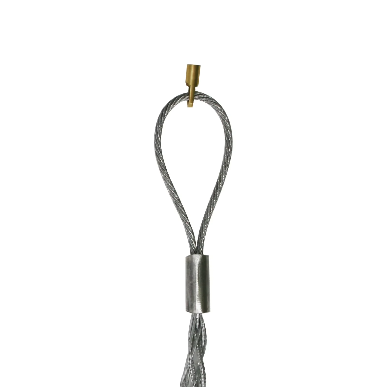 Cable Pulling Grip Sock Galvanizing Steel Cable Sock Kit Antislip Flexible Eye Mesh Rope Pipe Cable Wire Pulling Grips Lassos