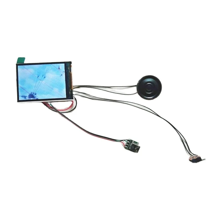 Small video module lcd 2.4 inch tft color digital components for greeting card for business