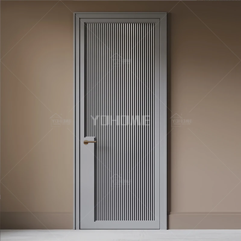 Guangdong Yohome factory custom interior paint wood fire door for condos apartment fireproof door FD90 wooden fire door