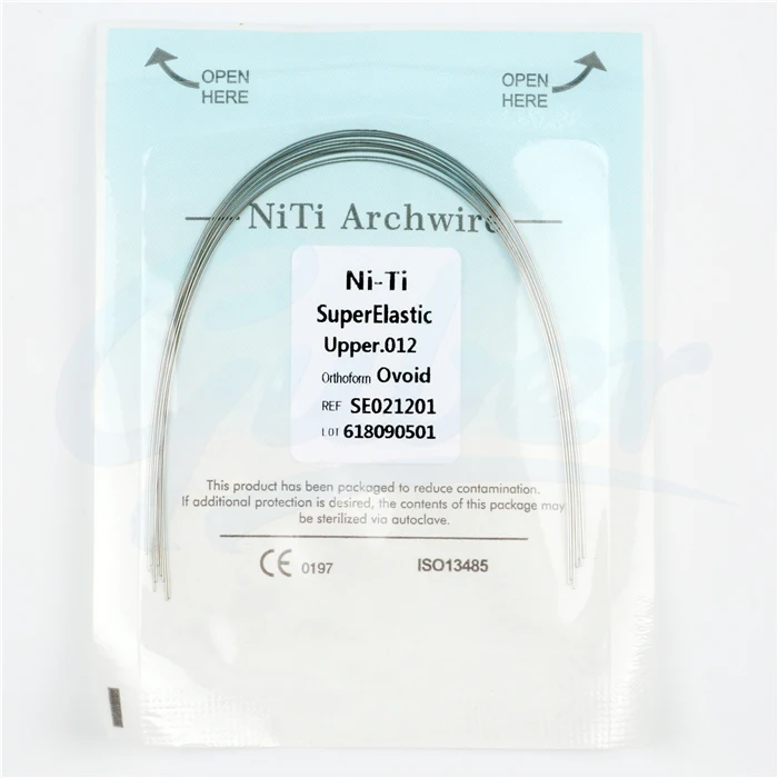 ortho Dental materials stainless steel archwire ss odontologia archwire natural ovoid round orthodontic niti arch wire for tooth