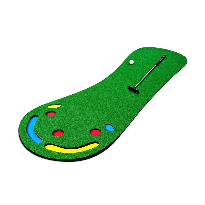 Wholesale 3 holes indoor outdoor mini golf putting green Practicing putting green