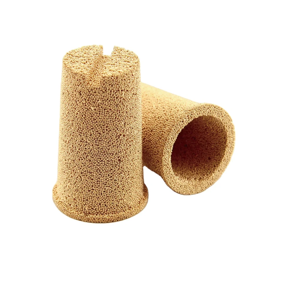 20 micron sintered porous copper bronze conical oil cartridge type fuel filter