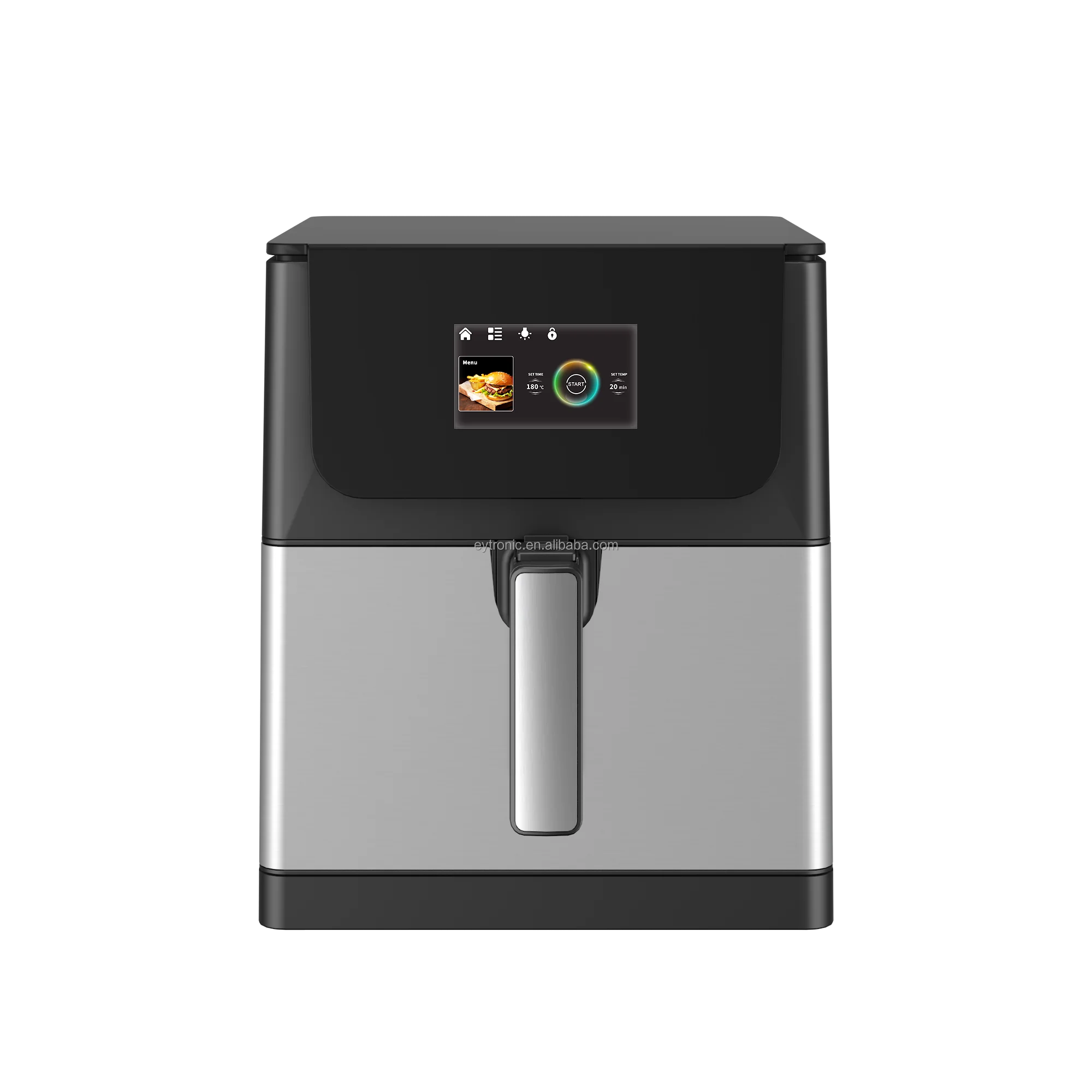 Latest R&D Multi-function 8L TFT Air Fryer With Intelligent TFT Screen Contains a Massive Collection of Recipes
