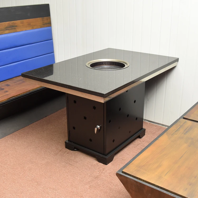 2021 домашний кварцевый бездымный коммерческий корейский электрический барбекю гриль стол по разумной цене